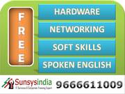 FREE HARDWARE,  NETWORKING SPOKEN ENGLISH AND SOFT SKILLS TRAININGTR