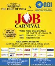 MEGA JOB FEST AT GGI ON 29 JULY 2011