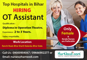 Hiring Female OT Assistant for Top Hospitals