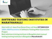 Software testing institutes in Marathahalli 