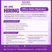 Office Data .Operator Position. for Female Candidates