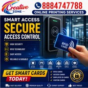 High-Quality RFID Card Printing | Corporate Smart Access Cards | Bulk 