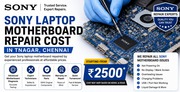 Sony laptop motherboard repair cost in Tnagar Chennai